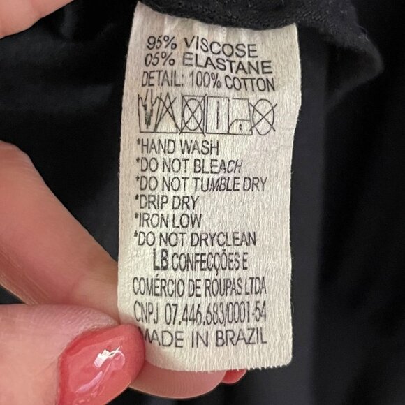 Lerario Beatriz Size S Black Jersey Draped Kaftan Dress Stretch Sequin - Picture 7 of 8